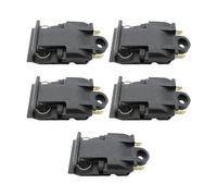 Yqqhrbm Lot de 5 Pièces pour Bouilloire électrique : Thermostat, Régulateur de Température, Arrêt Automatique, Base de Rechange, Interrupteur en Polypropylène, 16A 250V Noir