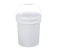 Yqqhrbm Seau de Rangement de 25 L pour Peinture et Aliments, Récipient Polyvalent pour Diverses Utilisations, Blanc