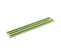 Yqqhrbm Tapis de Rangement En Silicone pour Couvercles de Casseroles, Antidérapant, Facile D'accès, Flexible, Anti-brûlure, Léger, pour évier et Plan de T, Vert