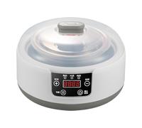 Yqqhrbm Yaourtière Automatique, Machine à Yaourt Compacte, Cuve En Acier Inoxydable, Panneau de Commande, Idéale pour La Fermentation Domestique et L&