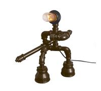 YQQZFWYH Lampe de Bureau à Steampunk Moderne Lampe de Table de Table LED LED Metal Retro Industrial Table Lampe Metal Robot Lampe