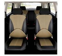 YQVDQRTXS Voiture Ensembles Housses Siège, pour BMW Serie 1 E87 F20 E46 Tuning E60 X5 E53 F30 E70 Respirante Nonslip Couvre Sieges Toutes Saisons Protection Accessoires,Black Beige