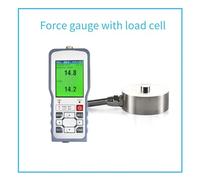 YQVEOT Dynamomètre numérique Dynamomètre avec Cellule de Charge, capteur de Cellule de Charge à Soufflet à diaphragme et jauge de Force, Test du Poids de la Force de Compression(0-200KG Force Gauge)
