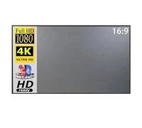 YQVEOT Écran Videoprojecteur, Écran de Projection 16:9 Pliable Anti-lumière en Tissu réfléchissant Gris(60 inch)