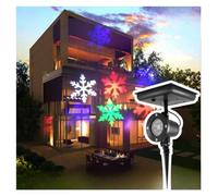 YQVEOT LED Lampe de projecteur de noël 180 Rotatif Solaire Plein Ciel étoile lumière fête STA lumière extérieure Jardin pelouse Lampe pour la décoration intérieure du paysa