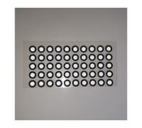 YQVEOT Numérisation des Points de marquage Les marqueurs de Scanner 3D à 1000 Points localisent Le Point de jauge des Points cibles hautement réfléchissants pour scanners 3D(3 * 6)