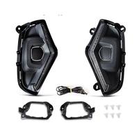 YQXMYGS Convient for Toyota RAV4 RAV 4 2019-2025 feux de brouillard avant à LED feux de jour ensemble de feux de brouillard phare de conduite clignotant lampe(DRL Only)