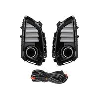 YQXMYGS Convient for Toyota Yaris Ativ Vios 2022 2023 feux de jour DRL voiture lumière pare-chocs avant phare jaune clignotant lampe 12V(DRL Only)