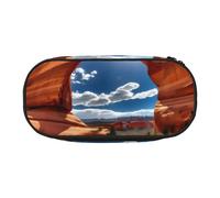 YQxwJL Arches National Park Trousse à crayons grande capacité avec impression standard Noir