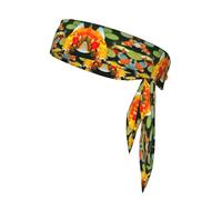 YQxwJL Bandeau japonais avec imprimé poisson koï pour homme et femme, bandana réglable pour le sport