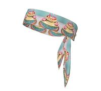 YQxwJL Bandeaux à nouer avec inscription « Happy Birthday » pour homme et femme, bandanas réglables pour le sport