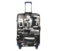 YQxwJL Barber Shop Housse de protection élastique pour valise de 45,7 à 81,3 cm, blanc, Grand