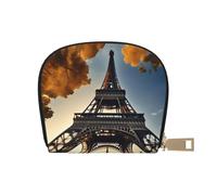 YQxwJL Beau porte-cartes de crédit imprimé Tour Eiffel Paris - Petit portefeuille pour cartes de crédit pour femme - Organisateur de cartes de crédit pour homme, blanc, One Size