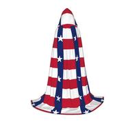 YQxwJL Cape à capuche longue et chaude pour adolescent, motif drapeau de l'État du Texas