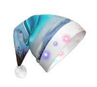 YQxwJL Chapeau de plage de Tahiti avec imprimé lutin lumineux en feutre pour adultes pour femmes et hommes, excellent cadeau de vacances