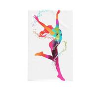 YQxwJL Color Woman - Torchons de cuisine imprimés - Torchons à vaisselle - Tissage gaufré - Ultra doux - Absorbants - Séchage rapide - 41 x 66 cm