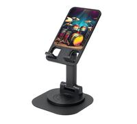YQxwJL Cool Drums Ensemble de support rotatif pour téléphone portable, réglable et pliable, pour le bureau et la maison