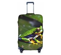 YQxwJL Housse de protection élastique pour valise de 45,7 à 81,3 cm, motif grenouilles d'arbre de la paix, blanc, Moyen