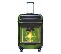 YQxwJL Housse de protection élastique pour valise de voyage avec imprimé luciole et lanterne, pour valise de 45,7 à 81,3 cm, blanc, Petit