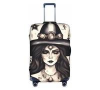 YQxwJL Magic Witchcraft Housse de protection élastique pour valise de voyage Motif sorcellerie bohème 45,7 à 81,3 cm, blanc, X-Large