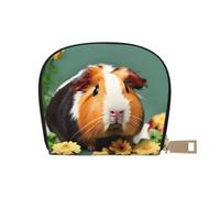 YQxwJL Porte-cartes de crédit imprimé cochon d'Inde, petit portefeuille pour cartes de crédit pour femme et homme, blanc, One Size
