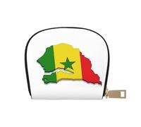 YQxwJL Porte-cartes de crédit imprimé drapeau du Sénégal, petit portefeuille pour cartes de crédit pour femmes et hommes, blanc, One Size
