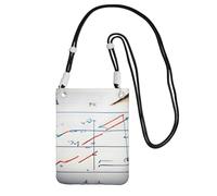 YQxwJL Sac à bandoulière imprimé formule mathématique pour homme et femme, mini porte-monnaie décontracté, sac de téléphone antivol pour randonnée, voyage, noir, Taille unique