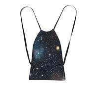 YQxwJL Sac à dos pliable avec cordon de serrage, motif constellation, amas d'étoiles, galaxies, sac de sport de grande capacité pour homme et femme
