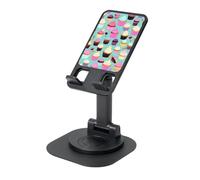 YQxwJL Support de téléphone rotatif avec motif cupcake - Support de téléphone pliable réglable - Support de téléphone portable - Pour le bureau et la maison