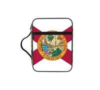 YQxwJL Trousse à crayons avec emplacements pour stylos - Étanche - Durable - Pour téléphone - Motif drapeau de la Floride