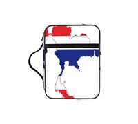 YQxwJL Trousse à crayons avec emplacements pour stylos - Étanche - Durable - Pour téléphone portable - Motif drapeau de la Thaïlande