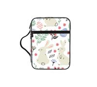 YQxwJL Trousse à crayons avec emplacements pour stylos - Étanche - Durable - Pour téléphone portable - Motif fleurs et lapins