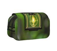 YQxwJL Trousse à crayons avec imprimé luciole et lanterne, grande capacité, portable avec fermeture éclair, pour bureau et maison, Noir/blanc, One Size, Morden