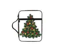 YQxwJL Trousse à crayons avec motif arbre de Noël - Avec emplacements pour stylos - Étanche - Durable - Pour téléphone portable