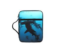 YQxwJL Trousse à crayons avec motif requins marteaux, trousse à crayons avec emplacements pour stylos, sac à cosmétiques, sac à main, sac fourre-tout pour téléphone portable