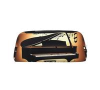 YQxwJL Trousse à crayons de grande capacité avec fermeture éclair, en cuir durable pour bureau, voyage