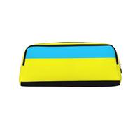 YQxwJL Trousse à crayons grande capacité avec fermeture éclair - En cuir durable - Motif drapeau du Sultanat de Burongan - Pour le bureau, les voyages