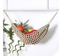 YQYAZL Lot de 2 hamacs à fruits à suspendre sous une armoire, filet à fruits pour décoration de cuisine bohème, bananes, fruits, économise de l'espace sur le comptoir, 68cm/26.7 inch