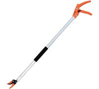 YQYBF Élagueuse à long manche, sécateur télescopique, cueille-fruits, pour couper et tenir, sécateur à bras court, orange