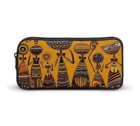 YQYBF Trousse à crayons de grande capacité - Culture africaine créative - Jolie fermeture éclair - Sac de rangement pour homme et femme, Style :, 22*12*5cm