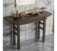 Yqyc Console Meuble, Meuble de Couloir, Idéale pour Un Couloir, Un Salon, Un Hall, Un Bureau ou Un Petit Espace Grâce à Son Espace de Rangement(Gray,140x85x38cm/55x33x14in)