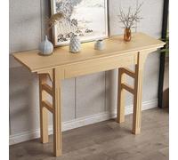 Yqyc Console Meuble, Meuble de Couloir, Idéale pour Un Couloir, Un Salon, Un Hall, Un Bureau ou Un Petit Espace Grâce à Son Espace de Rangement(Yellow,160x85x38cm/62x33x14in)