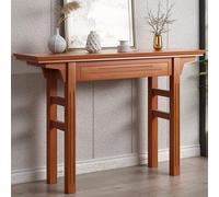 Yqyc Console Meuble, Meuble de Couloir, Idéale pour Un Couloir, Un Salon, Un Hall, Un Bureau ou Un Petit Espace Grâce à Son Espace de Rangement(Brown,120x85x38cm/47x33x14in)