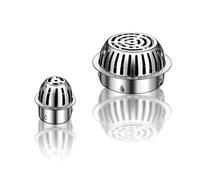 YQYHNB Filtres De GouttièRe, GouttièRe Attrape Feuilles en Acier Inoxydable, Protection Feuille 90 Mm, pour Aider à Garder Le Drain DéGagé(304 Material,50mm(2in))