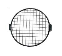 YQZGRD Grille calandre Phare Moto Couvercle De Protection De Grille De Phare De Moto, 6.3 Pouces, Couverture De Montage Latéral en Maille Universelle pour pour Choppers