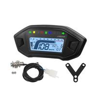 YQZGRD Moto Odomètre Compteur Affichage Universel De Moto, Compteur De Vitesse, Odomètre, Tachymètre, Capteur Numérique, Jauge De Tableau De Bord, Compteur De Vitesse, Odomètre, Tachymètre