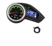 YQZGRD Moto Odomètre Compteur Compteur Kilométrique Numérique pour Moto, Tachymètre, Indicateur De Vitesse, Support De Capteur, Odomètre Universel