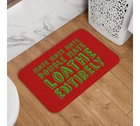 YQZQJEXW Haine Haine Haine Double Haine Paillassons élégants Tapis de Bain Tapis Carper