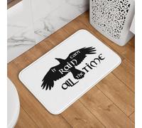 YQZQJEXW Il ne Peut Pas pleuvoir Tout Le Temps The Crow Brandon Lee Film Citation Paillassons élégants Tapis de Bain Tapis Tapis