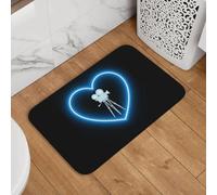 YQZQJEXW J'aime Le cinéma Paillassons élégants Tapis de Bain Tapis Tapisserie